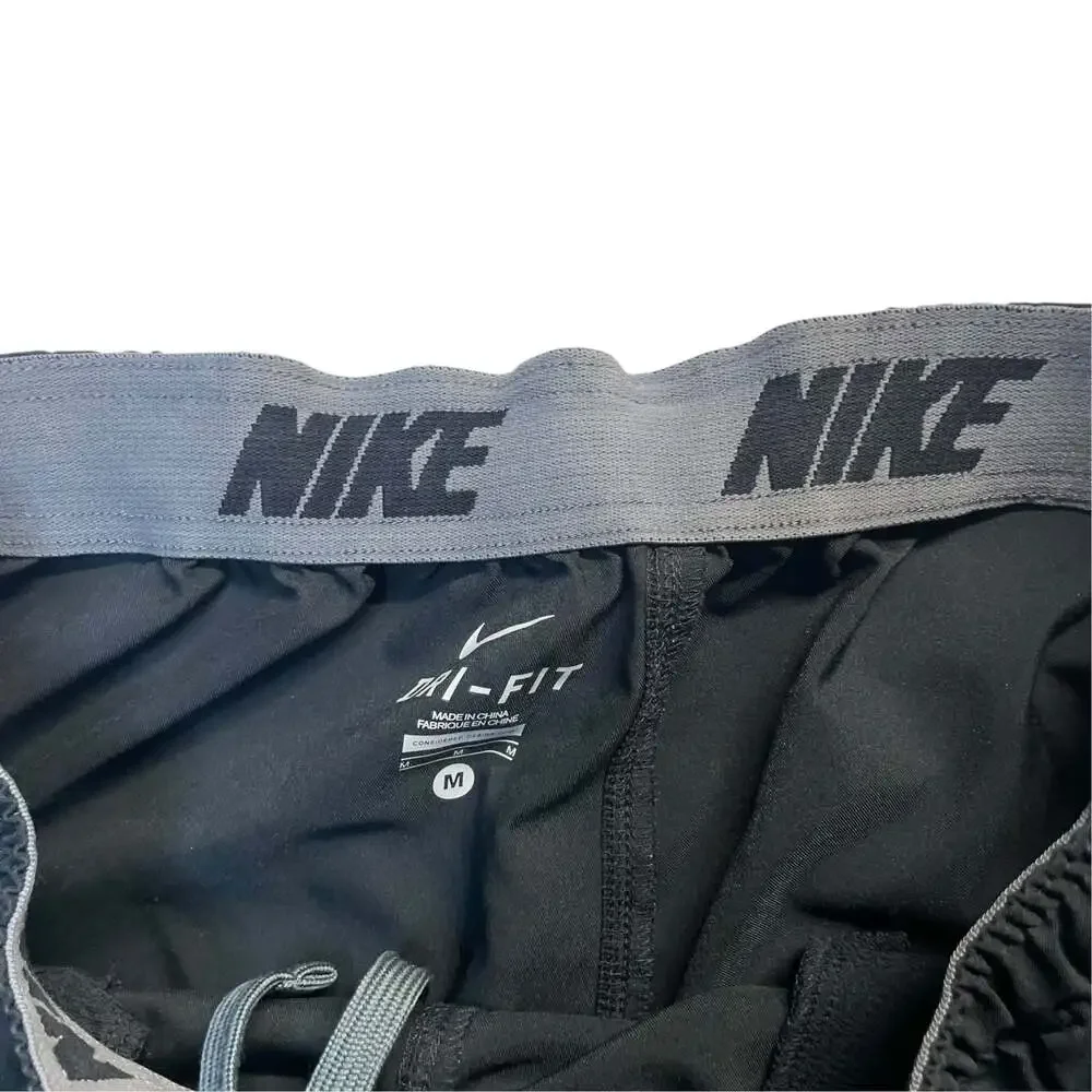 Nike Dri-FIT Men’s Medium Black Athletic Track Pants Running Training